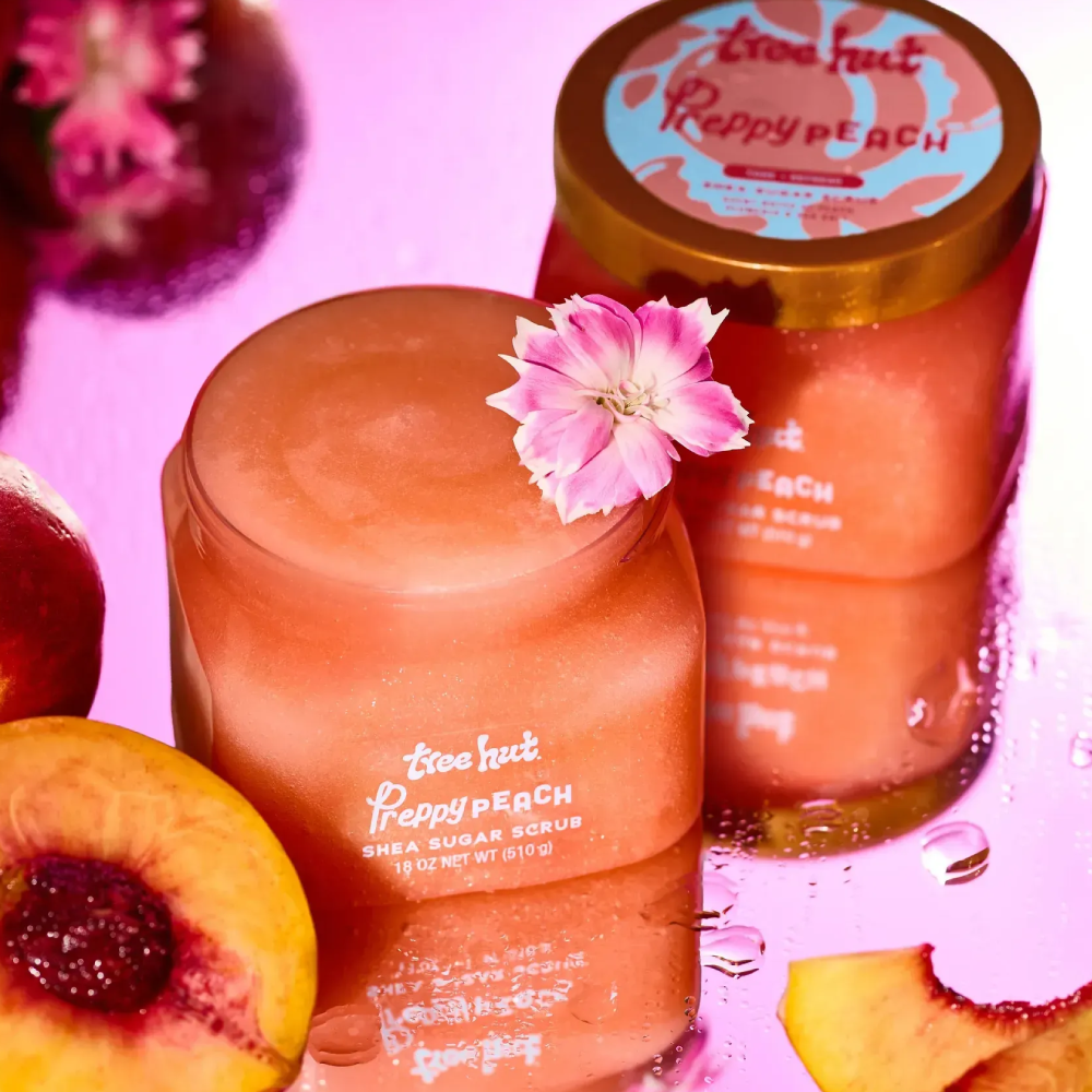 TREE HUT Preppy Peach Sugar Scrub 510g - Скраб для тіла - фото №4 TREE HUT Preppy Peach Sugar Scrub 510g - Скраб для тіла - фото №4